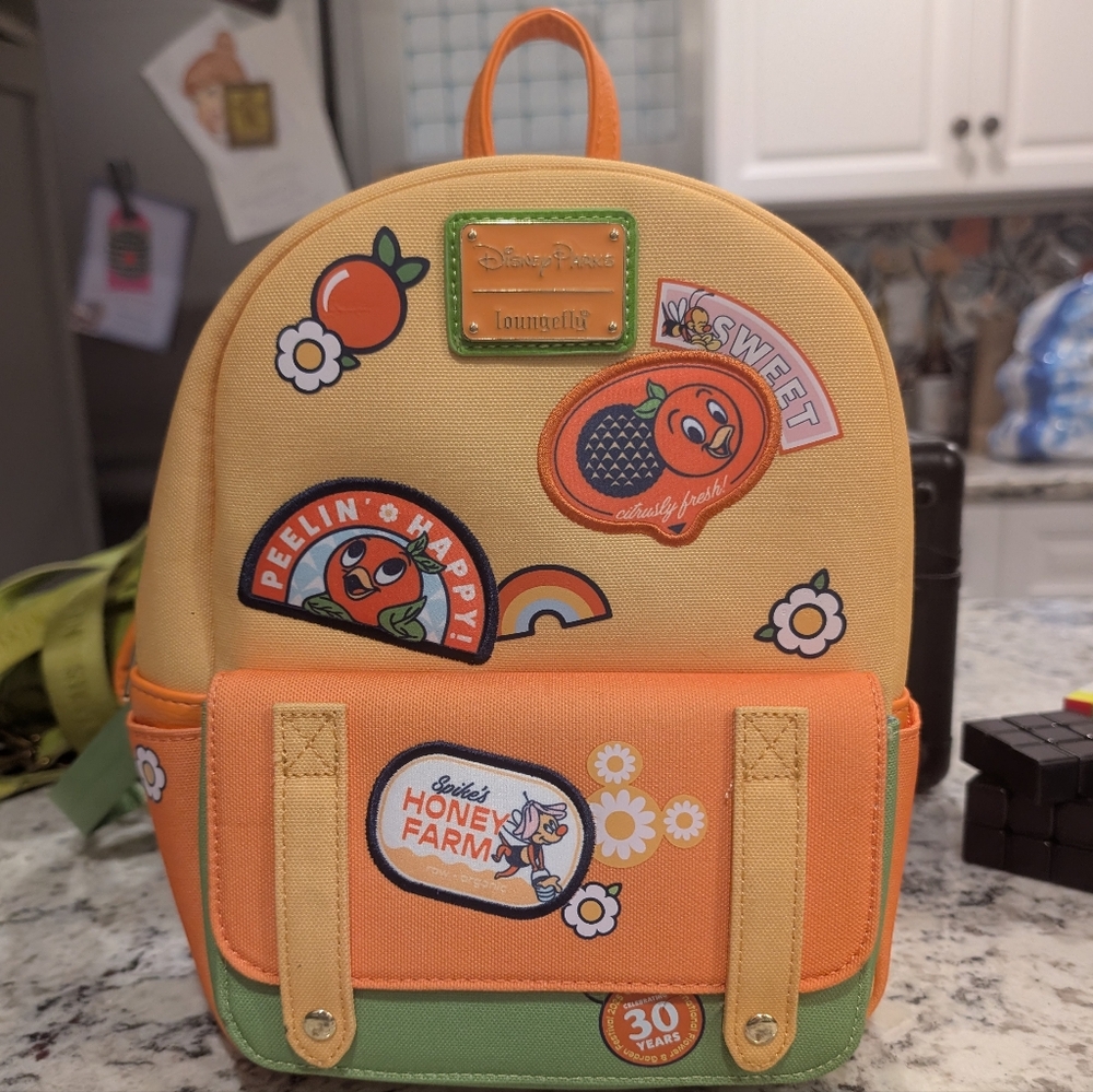 Orange Bird Loungefly Mini Bookbag 2025 Flower And Garden Festival Disney Parks